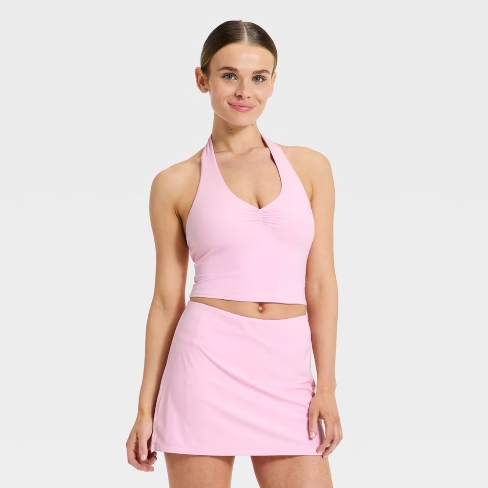 Athletic Pink Halter Top